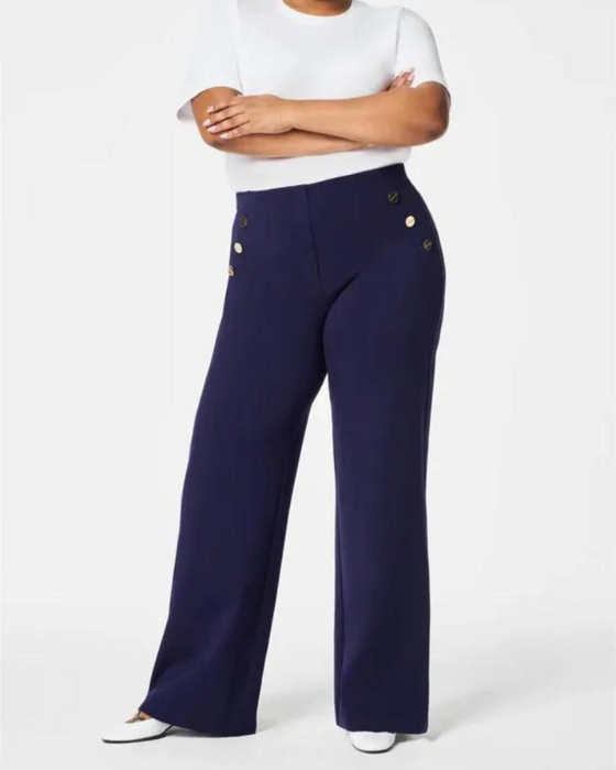 High Rise Wide Length Control Pants