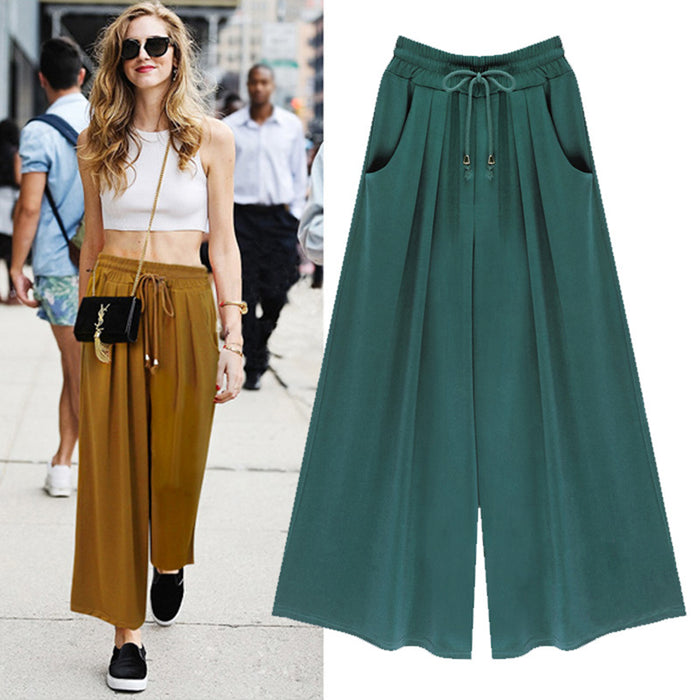 Women's Slacks Wide Leg Pants